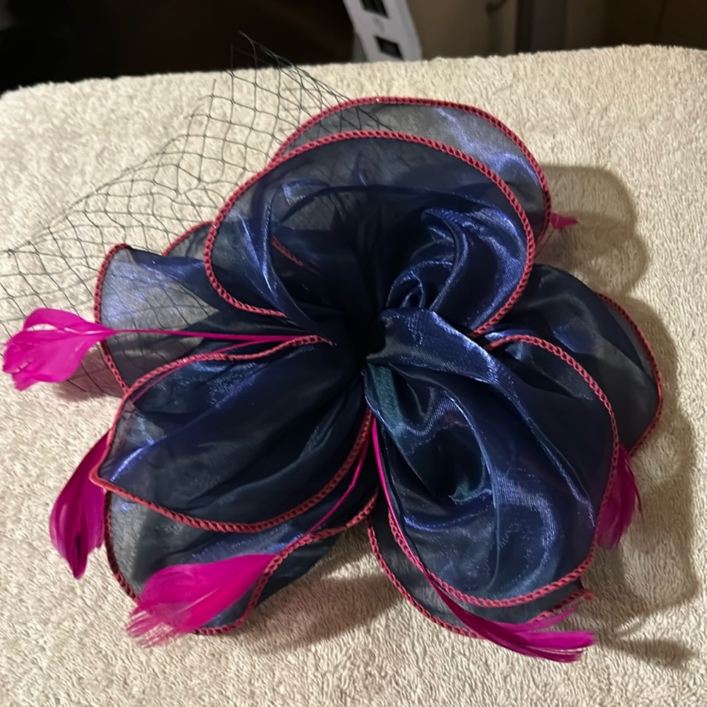 Fancy blue hat
